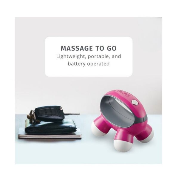 Homedics Quatro Mini Hand-Held Massager - Picture 3 of 4